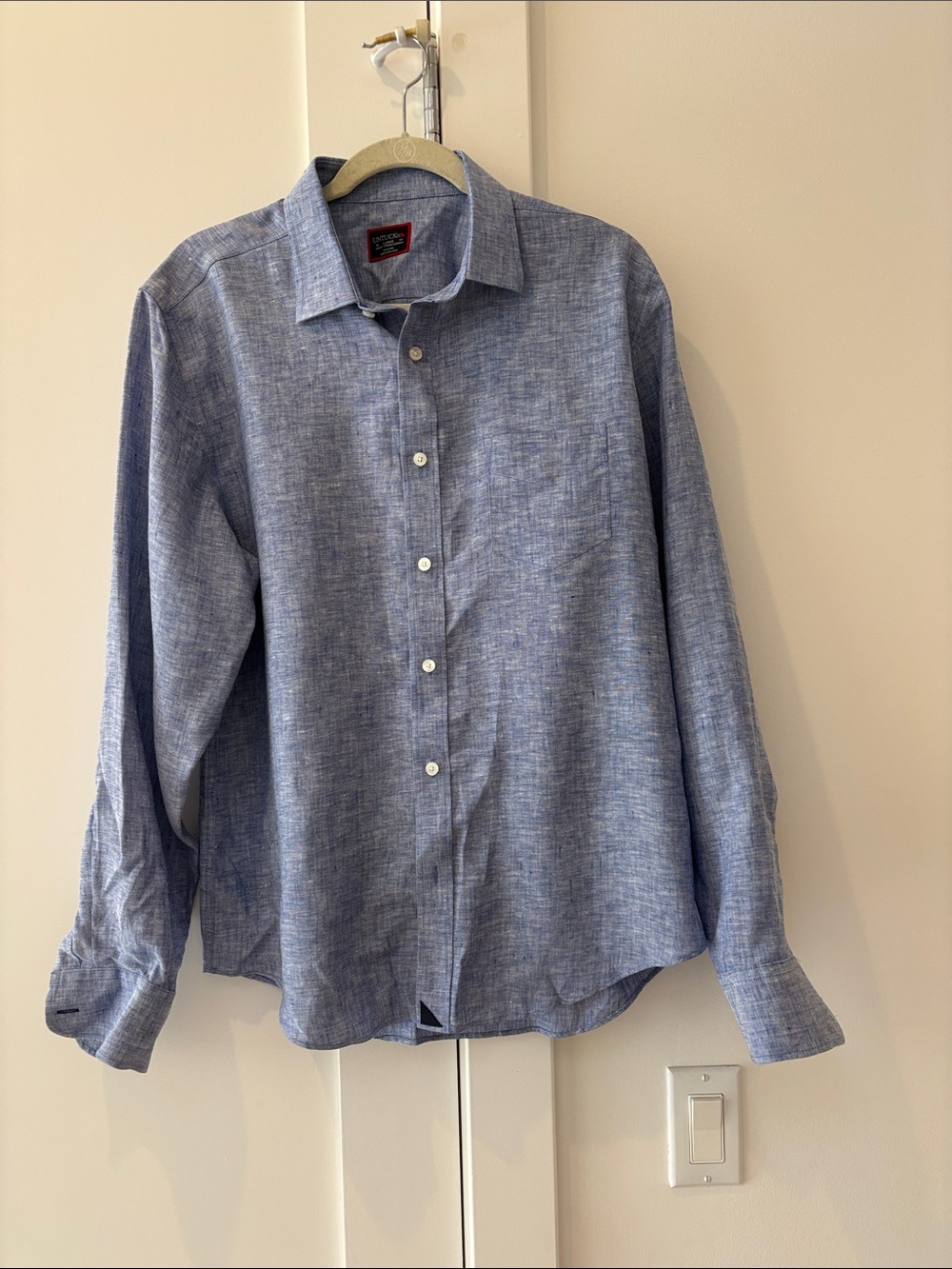 UnTuckit Slim Fit Linen Shirt